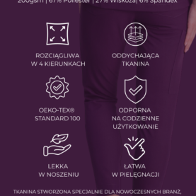 bluza medyczna damska clever proline biały crystal white