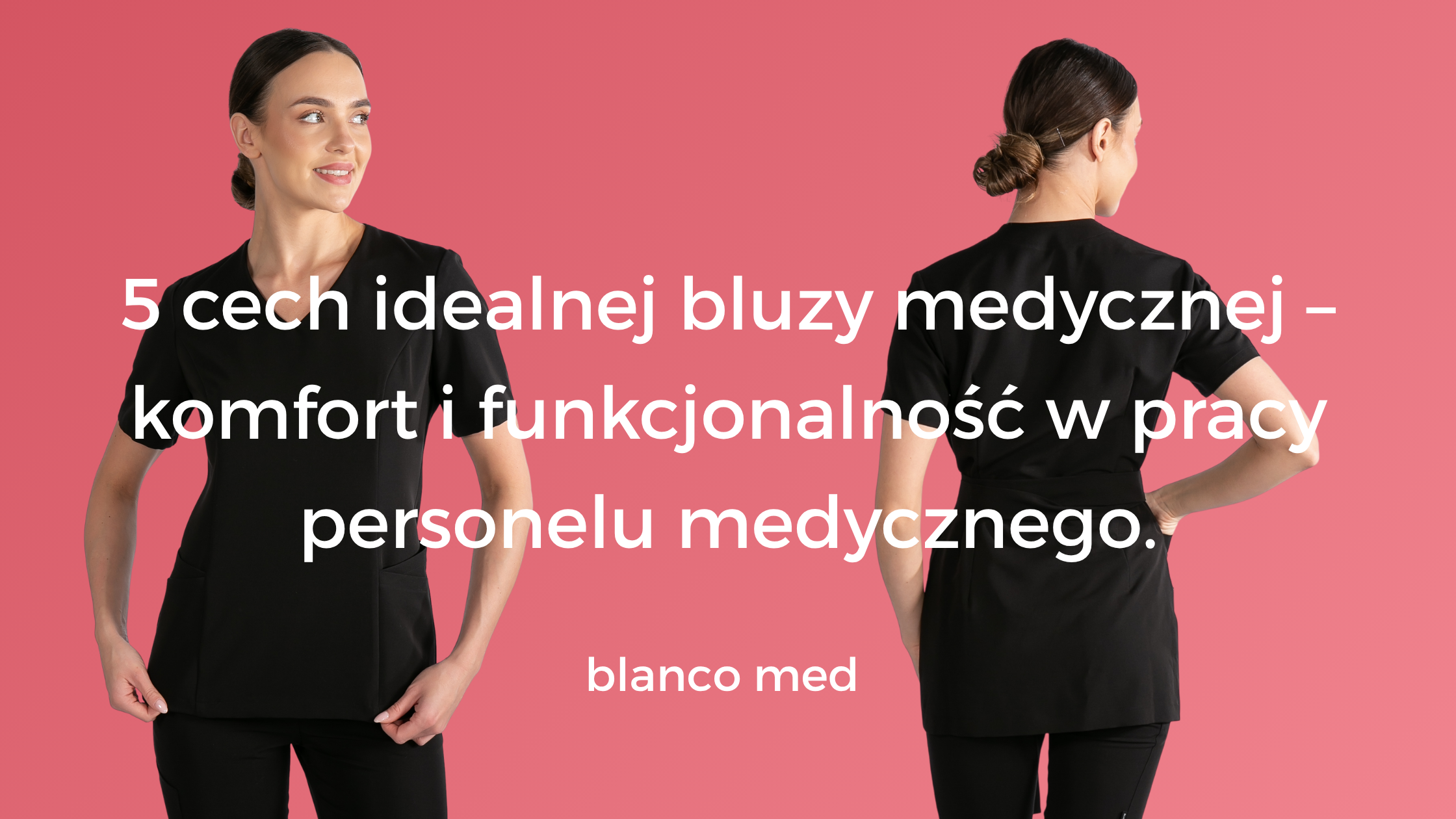 Zbliżenie na wygodną bluzę medyczną Blanco Med noszoną przez profesjonalistę w środowisku klinicznym.