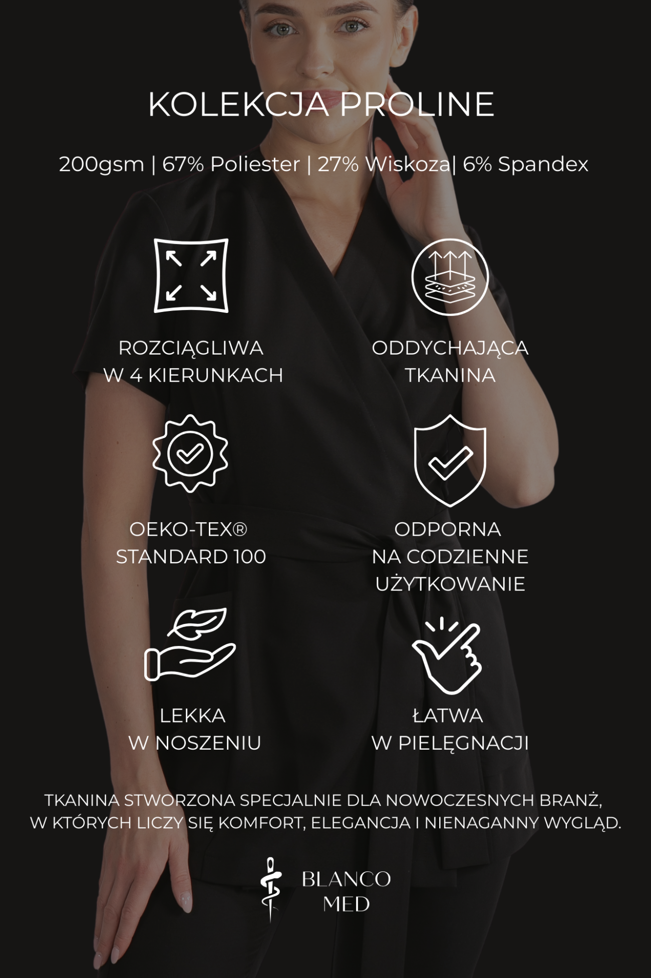 33 tunika medyczna damska proline bordo ruby red