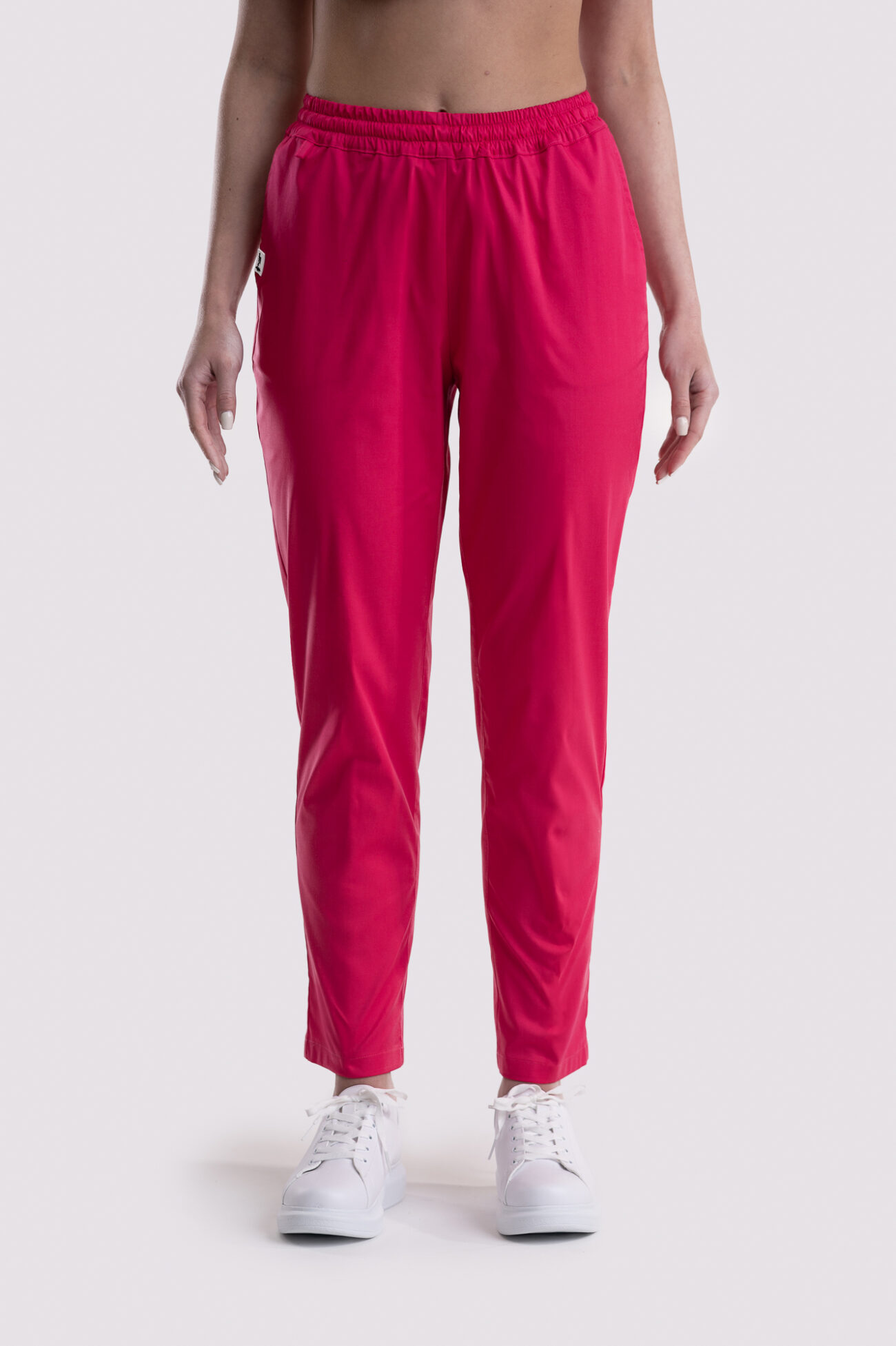 spodnie medyczne damskie classic professional fuksja a bluza medyczna damska classic cotton pro fuksja
