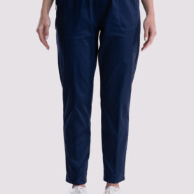 spodnie medyczne damskie classic cotton pro granatowe