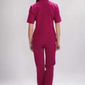 tunika medyczna damska flexcare magenta dark hibiscus