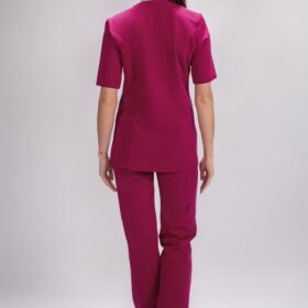 tunika medyczna damska flexcare magenta dark hibiscus