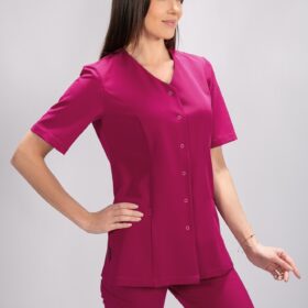 tunika medyczna damska flexcare magenta dark hibiscus