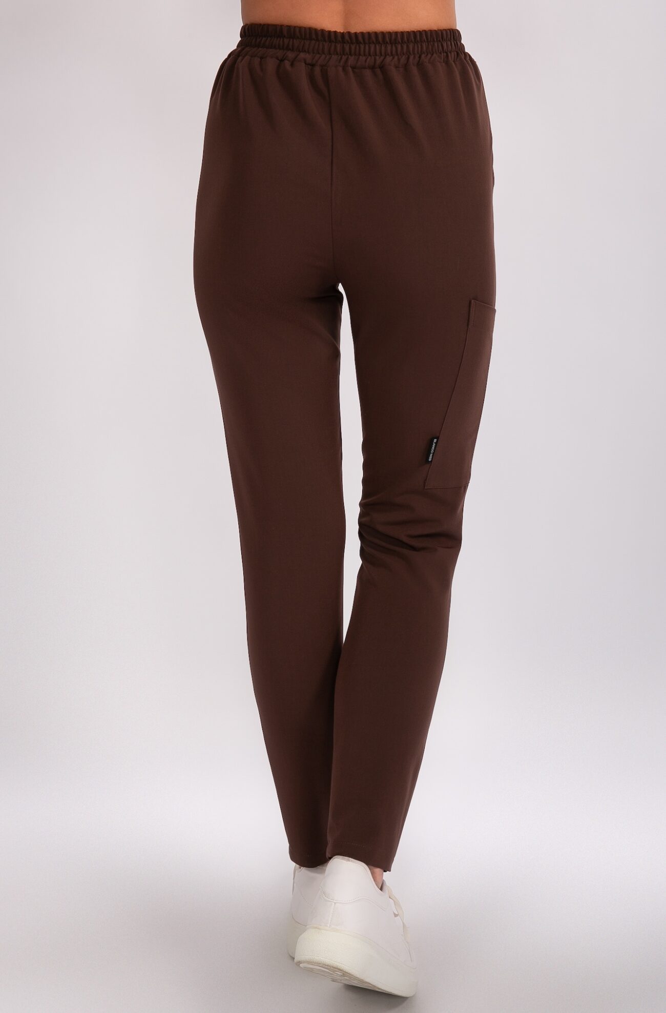BT1A9976 tunika medyczna damska flexcare brązowa dark chocolate