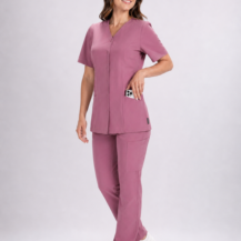 bluza medyczna damska snaps flexcare różowa powder rose