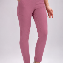 spodnie medyczne damskie elegance flexcare różowe powder rose