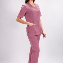 bluza medyczna damska snaps flexcare różowa powder rose